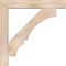 Ekena Millwork Balboa Block Smooth Bracket w/ Offset Brace, Douglas Fir, 7 1/2"W x 46"D x 46"H BKT0806X46X46BOA05SDF - alternate 2